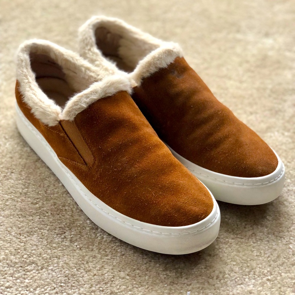 SOLD VANELI Suede Fur Sneaker